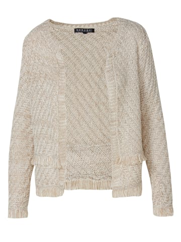KOROSHI Strickjacke in weiß