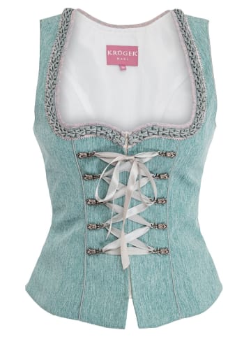 Krüger Dirndl Mieder 416667 in blau