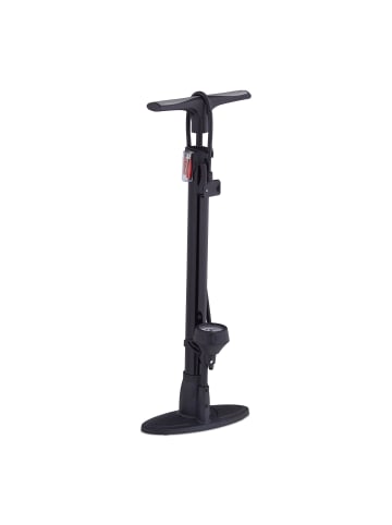 relaxdays Standpumpe in Schwarz - (B)22,5 x (H)61 x (T)9 cm