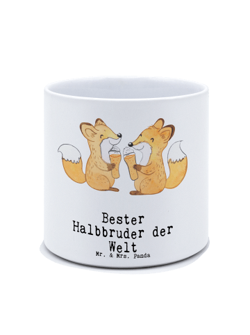 Mr. & Mrs. Panda Pflanzenkübel groß Fuchs Bester Halbbruder der ... in Weiß