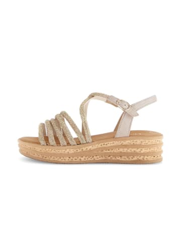 Gabor Plateau Sandalen in gold