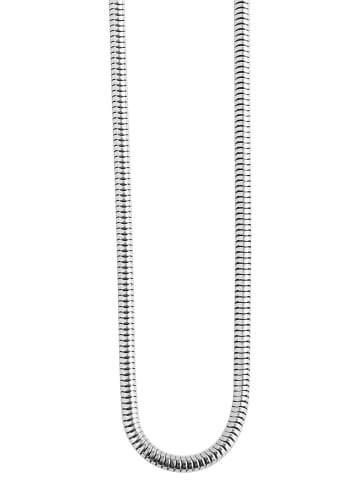 Adeliás Damen Halskette – Schlangenkette aus Edelstahl 50 cm in silber
