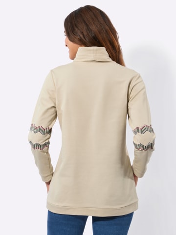 WITT WEIDEN Long-Sweatshirt in sand