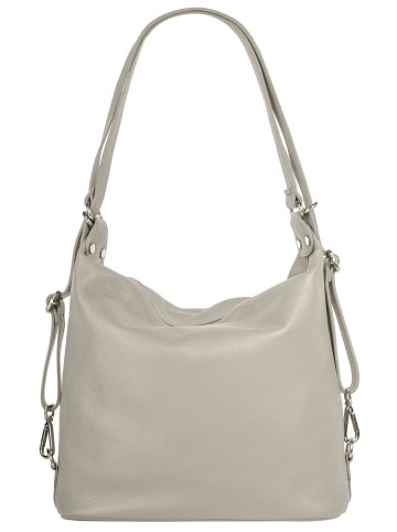 Samantha Look Shopper echt Leder in grau