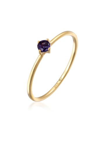 Elli Ring 375 Gelbgold in Violett