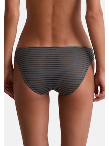 Marc O´Polo Bodywear Slip Second Skin Jacquard in Grey pinstripe