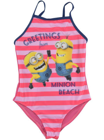 Minions Minions Badeanzug - Greetings from Minion Beach in pink