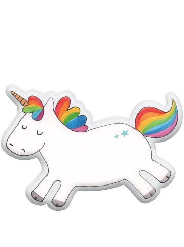 Mr. & Mrs. Panda Dekokissen Einhorn Happy ohne Spruch in Weiß