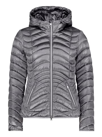 CARTOON Steppjacke mit Reißverschlusstaschen in hellgrau