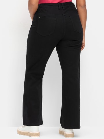 sheego Stretch-Hose in schwarz
