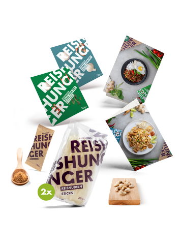 Reishunger Thai Stir-Fry Box (Pad Thai & Holy Basil) (6teilig, für 4 Personen)