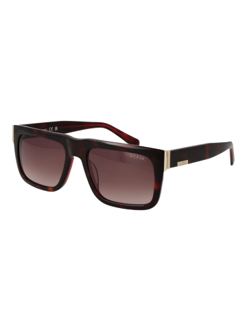 Guess Männer Sonnenbrillen Rechtwinklig Braun