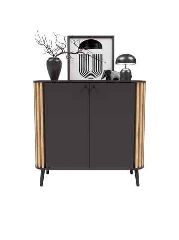 ebuy24 Sideboard Pure Grau 92 x 40 cm