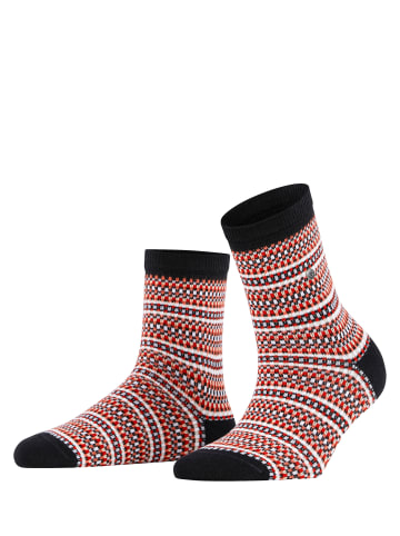 Burlington Socken Fair Isle in Black