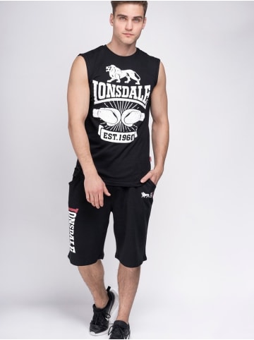 Lonsdale T-Shirt "Cleator" in Schwarz