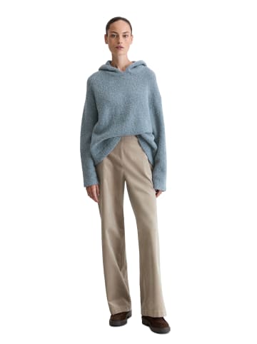 Marc O'Polo Bouclé-Hoodie loose in Slate Blue