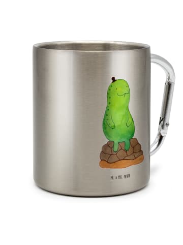 Mr. & Mrs. Panda Teebecher Schildkröte Pause ohne Spruch in Silber