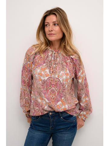Cream Langarm-Bluse CRAstra Regular fit in Pink Paisley