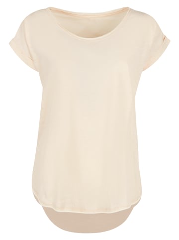 F4NT4STIC Long Cut T-Shirt Damen Long T-Shirt Ahoi Anker Knut & Jan Hamburg in Whitesand