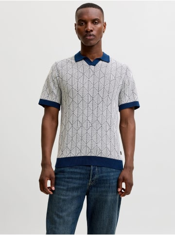 Jack & Jones Gestricktes Polo in Pageant Blue