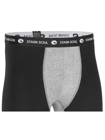 Stark Soul® Lange Unterhose "Long John" in Schwarz