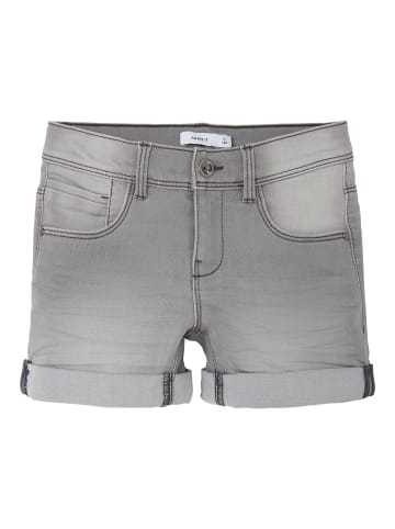 name it Jeanshorts in medium grey denim