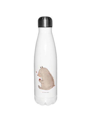 Mr. & Mrs. Panda Thermosflasche Bär Marienkäfer ohne Spruch in Weiß