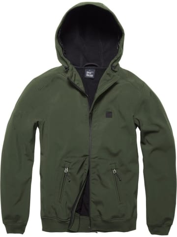 Softshelljacke in Grün