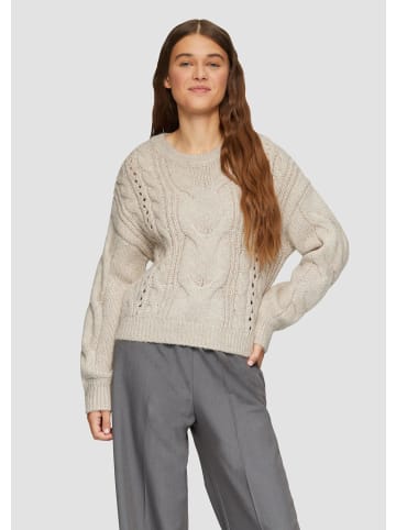 QS Strickpullover in 80W0_helles beige