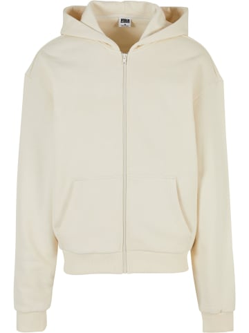 Urban Classics Zip-Kapuzenpullover in whitesand