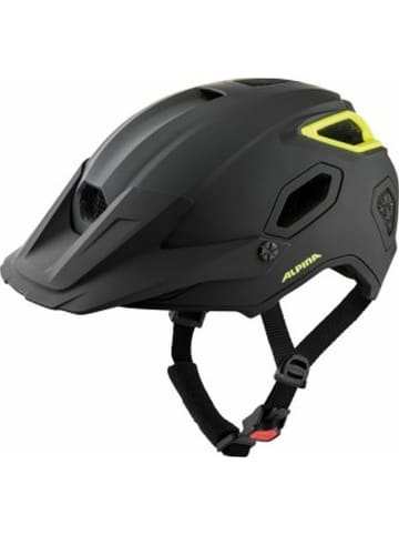 Alpina bicycle Fahrradhelm Comox in schwarz/neongelb matt