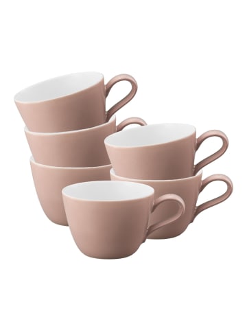 Seltmann Weiden 6er Set Kaffeetassen Life Fashion 240 ml in Posh Rose