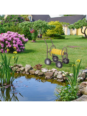 relaxdays Schlauchwagen in Braun