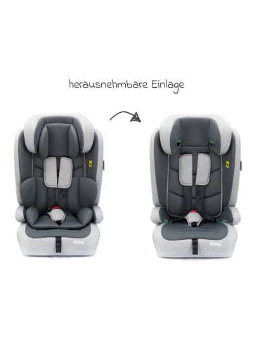 fillikid Kindersitz Oli i-Size 9 Monate - 12 Jahre in grau