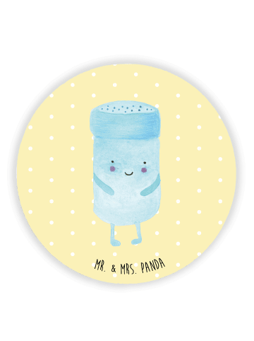 Mr. & Mrs. Panda magnet Beste Freunde Salz ohne Spruch in Gelb Pastell