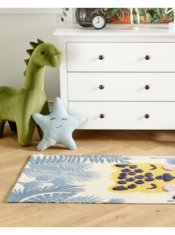 Beliani Kurzflor LUAS in Bunt/Gelb/Beige - (W) 80 x (L) 150 cm