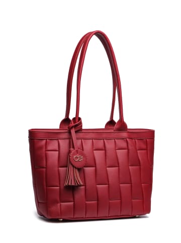 collezione alessandro Schultertasche " Luvre " in rot