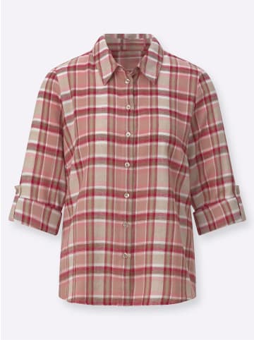 WITT WEIDEN Flanell-Bluse in sesam-rosenholz-kariert