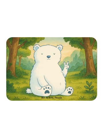 Mr. & Mrs. Panda magnet Eisbär Faul Design ohne Spruch in Weiß