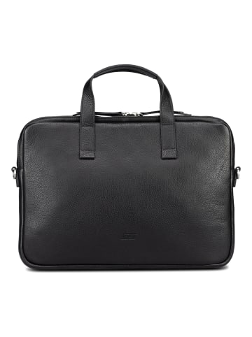 Jost Vika Laptoptasche Leder 38 cm in black