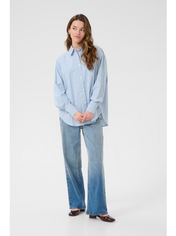 Kaffe Langarm - Hemd KAvictoria Loose fit in Windsurfer Stripe