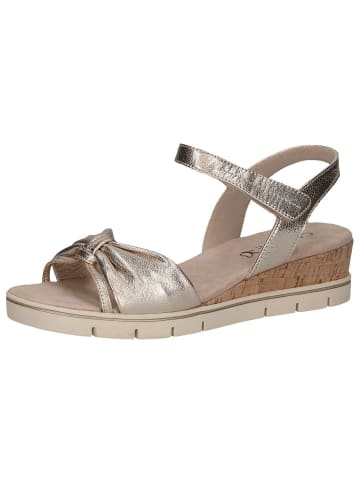 Caprice Sandalette in PLATIN METAL.