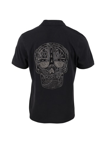 Roberto Geissini RG Skull Polo Schwarz