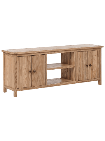 Beliani TV-Schrank SALTON in Braun - (W) 130 x (H) 50 x (L) 32 cm