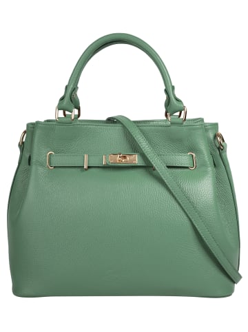 Samantha Look Handtasche echt Leder in grün