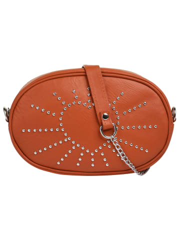 Cluty Gürteltasche echt Leder in orange