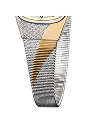 Regent Armbanduhr Regent Metallarmband silber, gold klein (ca. 19mm)