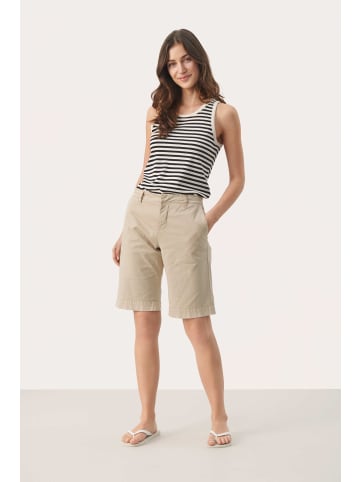PART TWO Shorts HanijanPW Casual fit in White Pepper