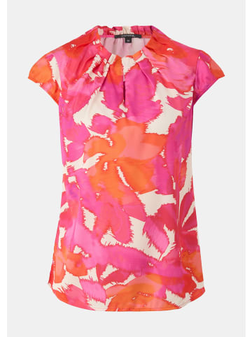 comma Bluse kurzarm in Pink
