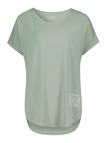 Betty Barclay Oversize-Shirt mit V-Ausschnitt in Mint